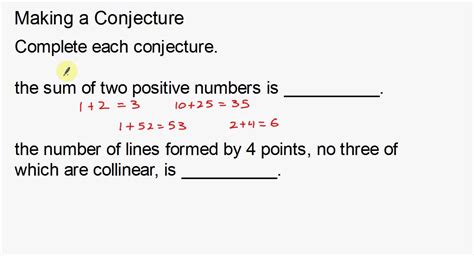 How to Make a Conjecture